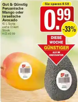 WEZ Gut & Günstig Peruanische Mango oder israelische Avocado Angebot