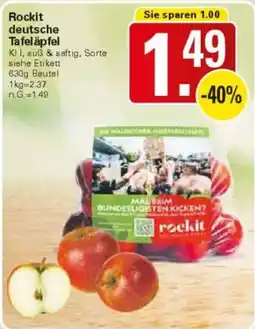 WEZ Rockit deutsche Tafel äpfel Angebot