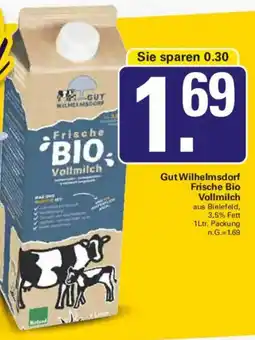 WEZ Gut Wilhelmsdorf Frische Bio Vollmilch Angebot