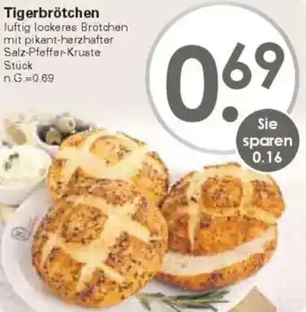 WEZ Tigerbrötchen Angebot
