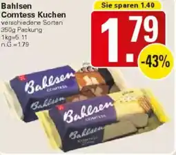 WEZ Bahlsen Comtess Kuchen Angebot