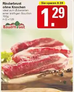 WEZ Bauern Gut Rinderbrust ohne Knochen Angebot
