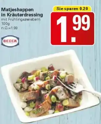 WEZ Matjeshappen in Kräuterdressing Angebot