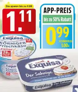 WEZ Exquisa Frischkäsezubereitung oder Körniger Frischkäse Angebot