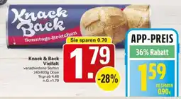 WEZ Knack & Back Vielfalt Angebot