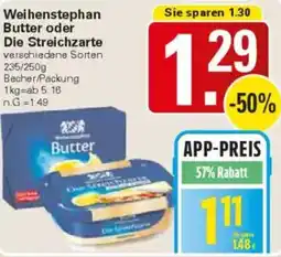 WEZ Weihenstephan Butter oder Die Streichzarte Angebot