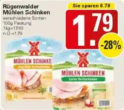 WEZ Rügenwalder Mühlen Schinken Angebot