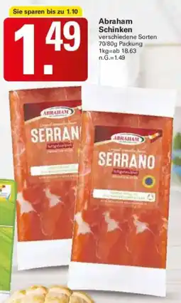 WEZ Abraham Schinken Angebot