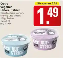 WEZ Oatly veganer Haferaufstrich Angebot
