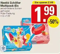 WEZ Nestlé Schöller Multipack-Eis Angebot