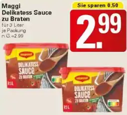 WEZ Maggi Delikatess Sauce zu Braten Angebot