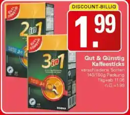 WEZ Gut & Günstig Kaffeesticks Angebot