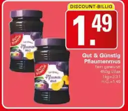 WEZ Gut & Günstig Pflaumenmus Angebot