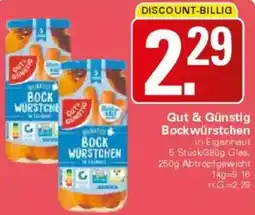 WEZ Gut & Günstig Bockwürstchen Angebot