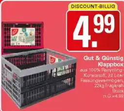 WEZ Gut & Günstig Klappbox Angebot