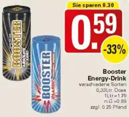 WEZ Booster Energy-Drink Angebot