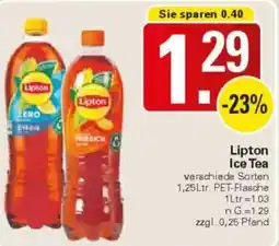 WEZ Lipton Ice Tea Angebot