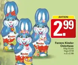 WEZ Ferrero Kinder Osterhase Angebot