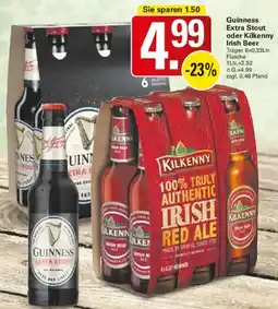 WEZ Guinness Extra Stout oder Kilkenny Irish Beer Angebot