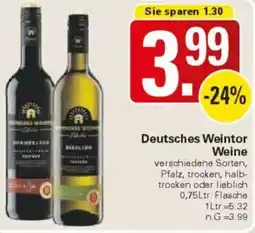 WEZ Deutsches Weintor Weine Angebot