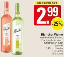 WEZ Blanchet Weine Angebot