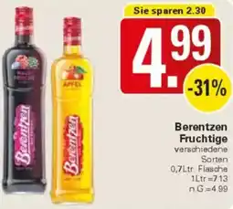 WEZ Berentzen Fruchtige Angebot