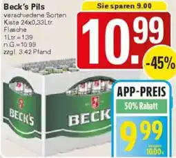 WEZ Beck's Pils Angebot