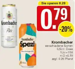 WEZ Krombacher Angebot