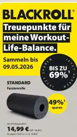 WEZ BLACKROLL STANDARD Faszienrolle Angebot