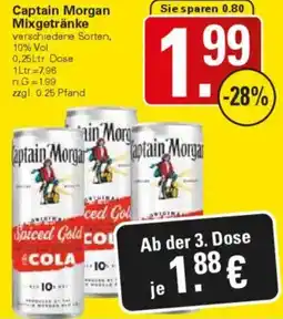 WEZ Captain Morgan Mixgetränke Angebot