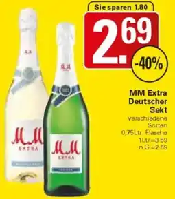 WEZ MM Extra Deutscher Sekt Angebot