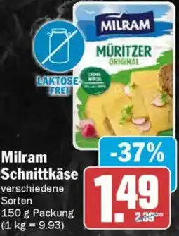 AEZ Milram Schnittkäse Angebot