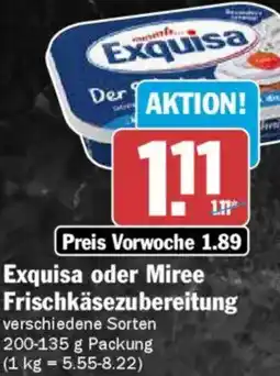 AEZ Exquisa oder Miree Frischkäsezubereitung Angebot