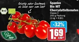 AEZ Spanien Bio HIT Cherrydatteltomaten Angebot