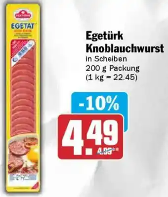 AEZ Egetürk Knoblauchwurst Angebot