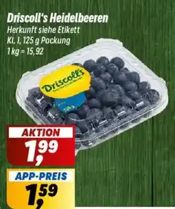 Simmel Driscoll's Heidelbeeren Angebot