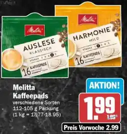 AEZ Melitta Kaffeepads Angebot