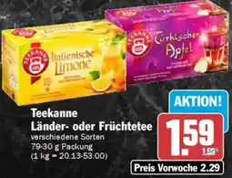 AEZ Teekanne Länder- oder Früchtetee Angebot