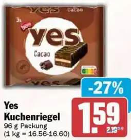 AEZ Yes Kuchenriegel Angebot