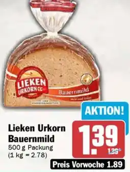 AEZ Lieken Urkorn Bauernmild Angebot