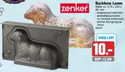 AEZ Zenker Backform Lamm Angebot