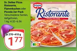 Globus Dr. Oetker Pizza Ristorante, Flammkuchen oder Piccola Angebot