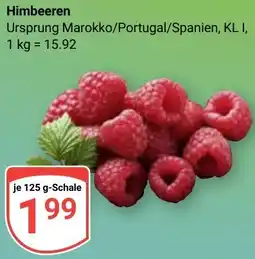 Globus Himbeeren Angebot