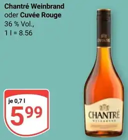 Globus Chantré Weinbrand oder Cuvée Rouge Angebot