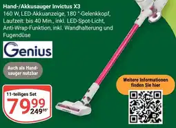 Globus Genius Hand-/Akkusauger Invictus X3 Angebot