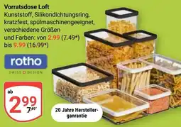 Globus rotho Vorratsdose Loft Angebot