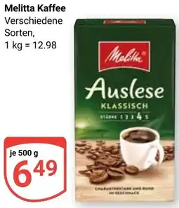 Globus Melitta Kaffee Angebot