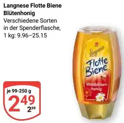 Globus Langnese Flotte Biene Blütenhonig Angebot