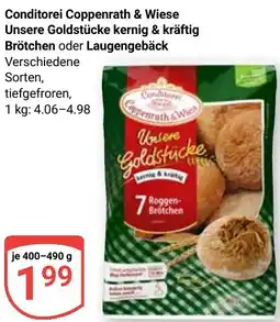 Globus Conditorei Coppenrath & Wiese Unsere Goldstücke kernig & kräftig Brötchen oder Laugengebäck Angebot