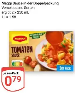 Globus Maggi Sauce in der Doppelpackung Angebot